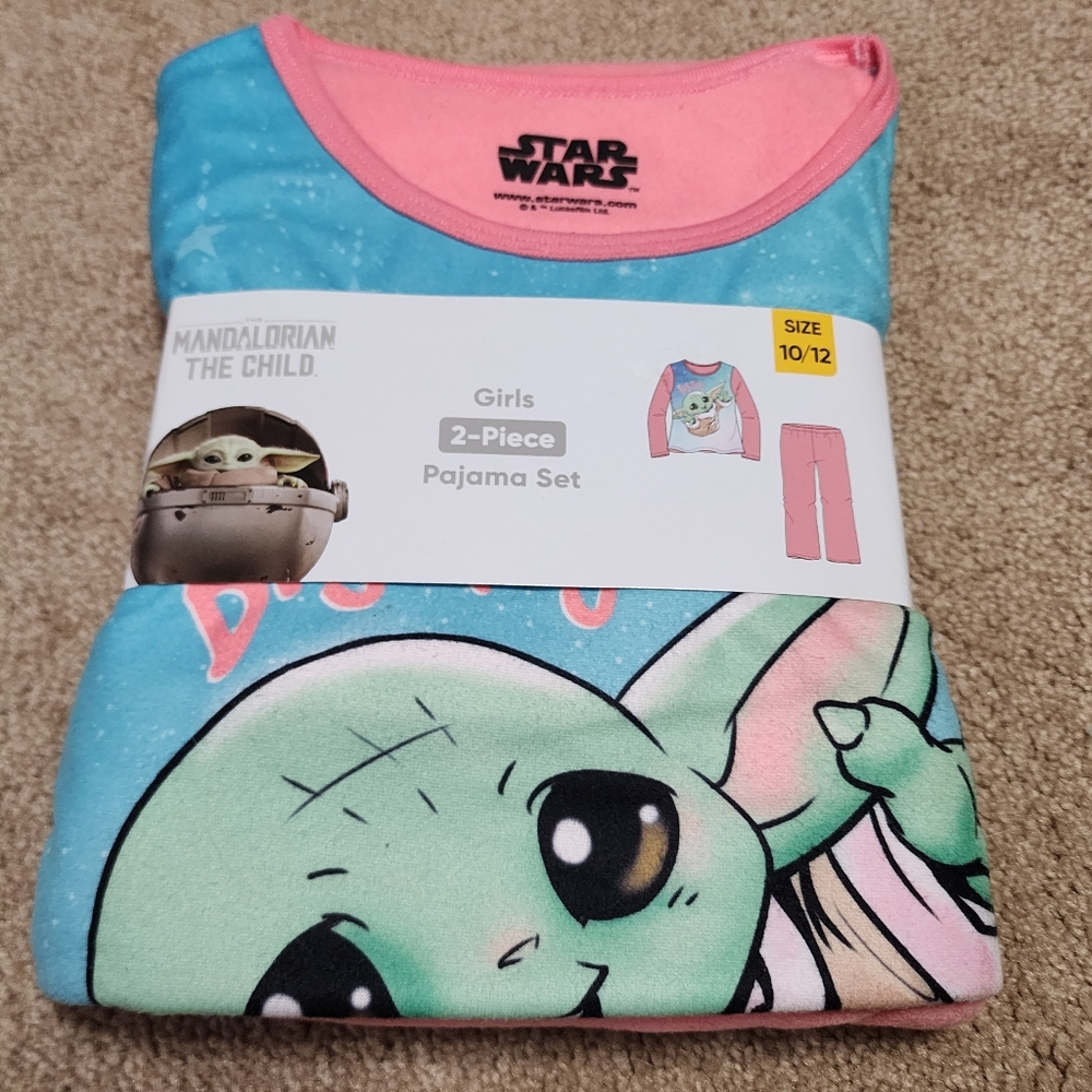Mandalorian Baby Yoda 2pc Sleep Set